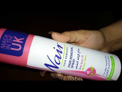 REVIEW AND HOW TO USE NAIR HAIR REMOVAL SPRAY