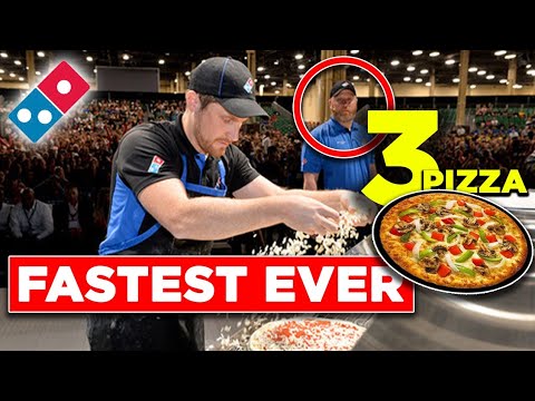 Fastest Domino's Pizza maker ever Interesting fun facts about Domino's