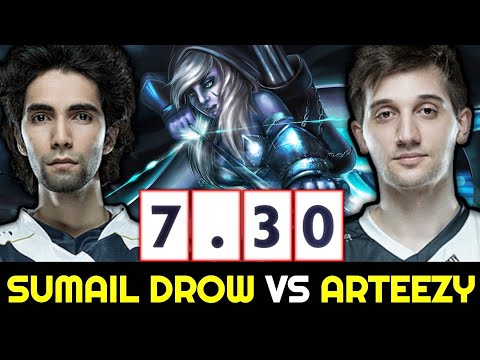 SUMAIL vs ARTEEZY on 7.30 New Patch — Drow Ranger vs Nature's Prophet