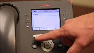 AVAYA 9608- How to Setup Your Voicemail