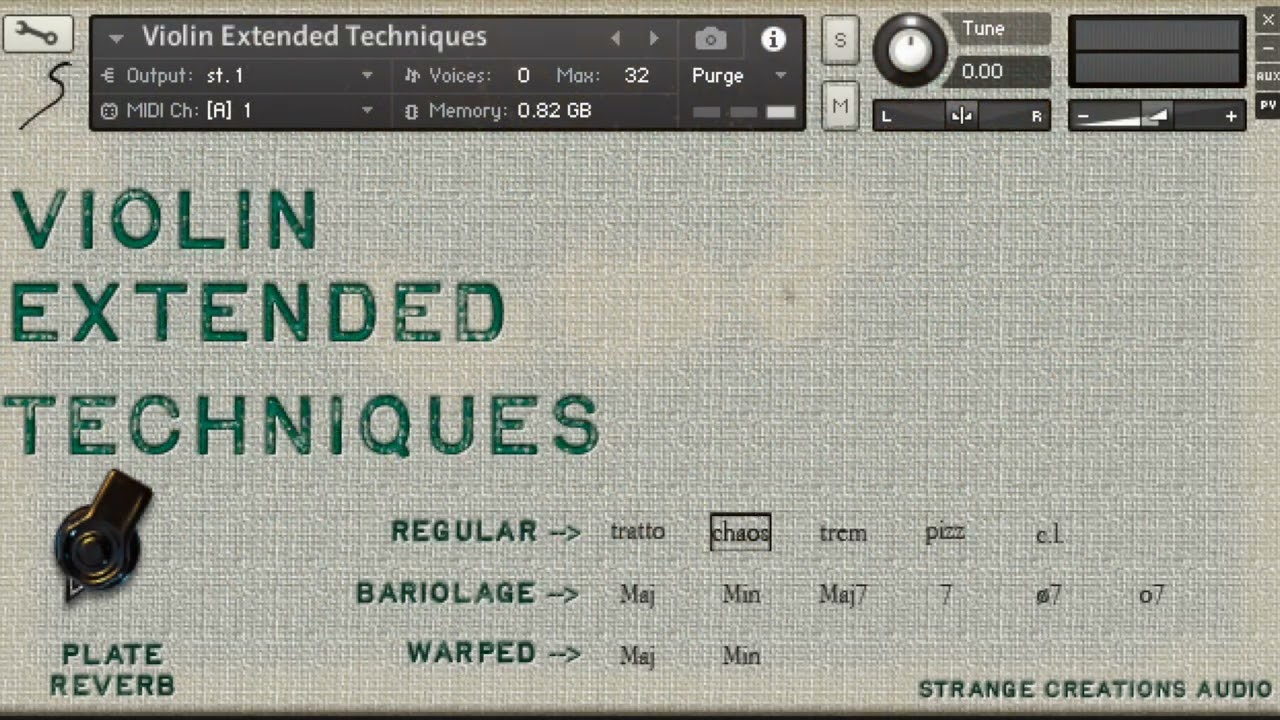 Violin Extended Techniques Chaos demo