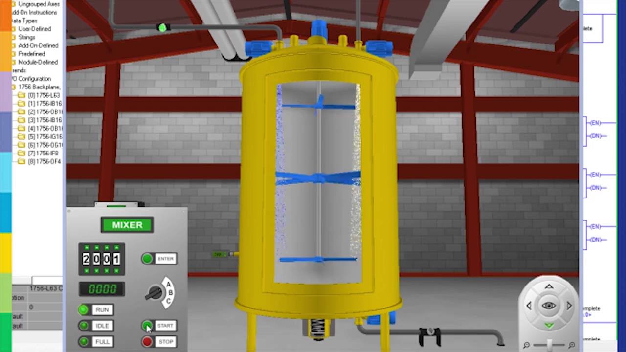 PLC Technician II Certificate - PLCLogix 5000 Simulation Software