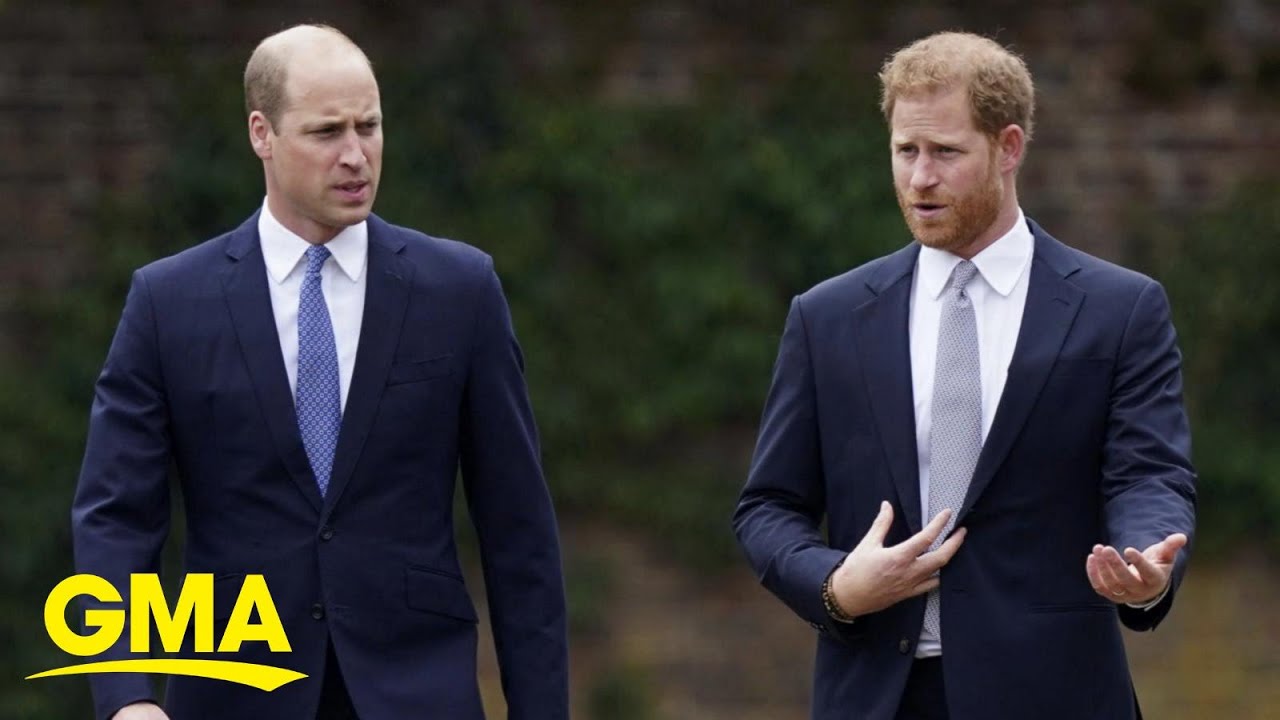 New documentary gives glimpse into Prince Harry and Prince William's fallout l GMA - YouTube