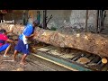 Sawing Teak The Best Wood For Traditional Fishing Boats Sawing