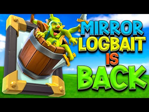 Mirror Logbait is so BROKEN 🤩🤩 - Clash Royale
