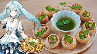 Genshin Impact: Sumeru Food "Panipuri" for Faruzan / 原神料理 ファルザンのために「パニプリ」再現