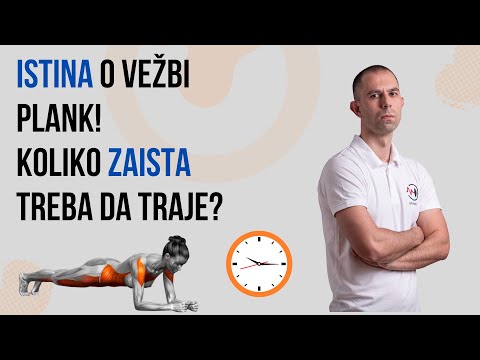 ISTINA O VEŽBI PLANK! Koliko dugo zaista treba da traje a da vam stomak bude kao stena!