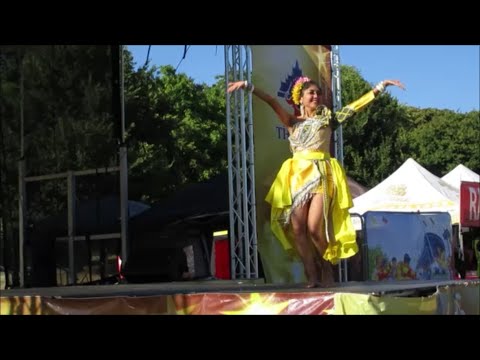 Thai ladyboy dances on stage