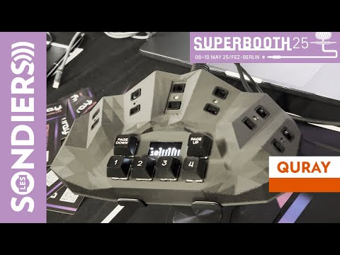 QURAY : Contrôleur midi à 7 capteurs de distance - SUPERBOOTH 2025