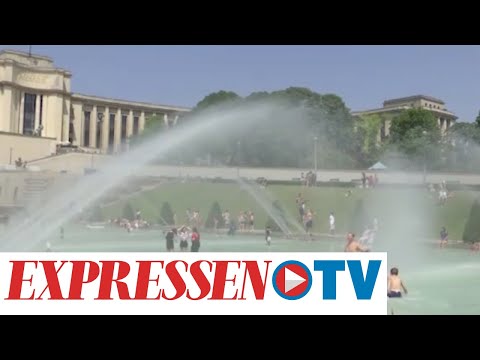 Extremhetta från Afrika i Europa