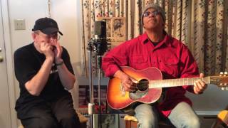 Guy Davis & Fabrizio Poggi live on Out of the Woods - Louise Louise