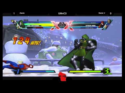 UMvC3 - Zarek (Zero/Doom/Amaterasu) vs Mario V (Spiderman/Frank/Wesker)