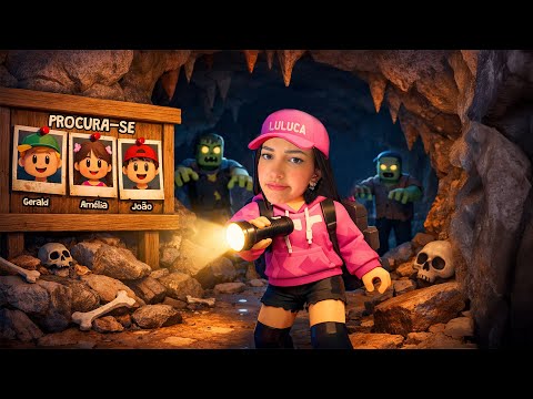 PROCURANDO CRIANÇAS DESAPARECIDAS NA CAVERNA MAL ASSOMBRADA | Luluca Games