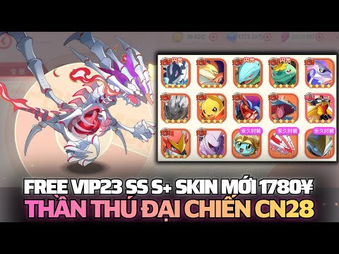 Game Lậu Mobile Thần Thú CN28 Lậu - Update Mới Free Vip23 Poke SS S+ Skin Mới 1780 Tệ Nạp - APK IOS