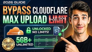 How to bypass Cloudflare max upload size limit (Easiest Way)(2026 Guide)