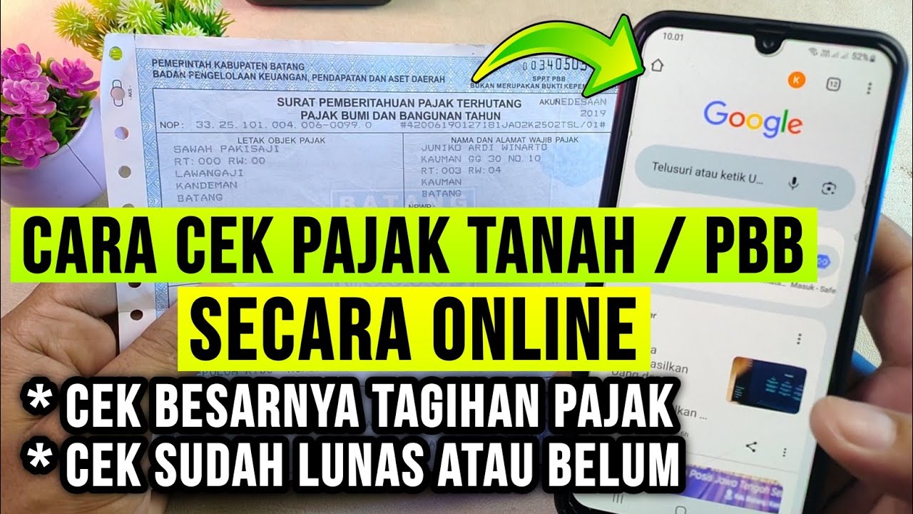 Cara Cek Pajak Tanah online , Cara Cek Tagihan Pajak PBB online