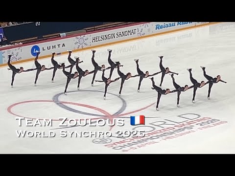 Team Zoulous 🇫🇷 SP - World Synchro 2025 - Synchronized skating