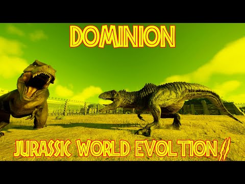 2X FEATHERED T-REX VS 2X GIGANOTOSAURUS Jurassic world evolution 2 video
