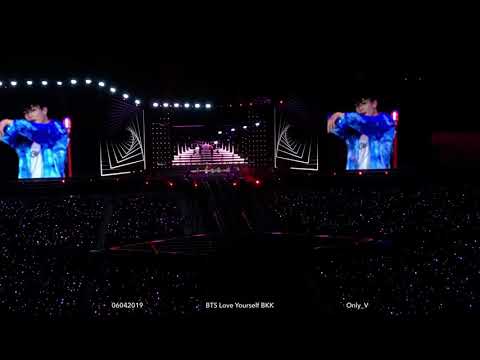 190406 Airplane pt.2  BTS LOVE YOURSELF BKK [ FANCAM ]
