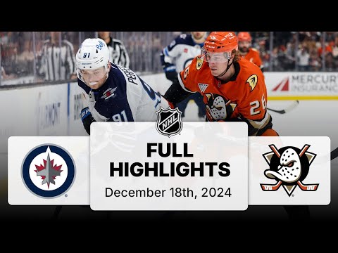 NHL Highlights | Jets vs. Ducks | December 18, 2024