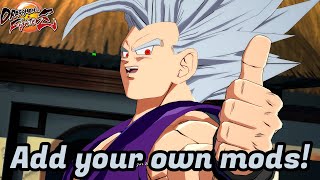 How to add mods and custom characters to Dragon Ball FighterZ!!