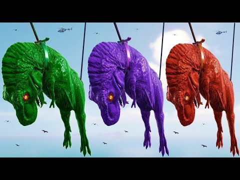 Dinosaurs Breakout Color Pack T-Rex VS Venom Carnotaurus Dinosaurs Fighting Jurassic World Evolution