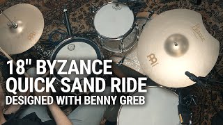 Video thumbnail for Meinl Cymbals - Benny Greb - 18" Byzance Quick Sand Ride by MEINL Cymbals
