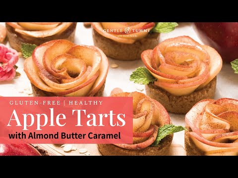 EASY Gluten-Free Apple Tart Recipe & Almond Caramel