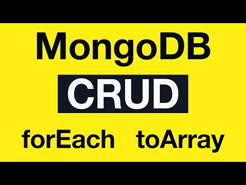MongoDB CRUD Operations 19 forEach and toArray