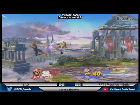 CCG Smash Singles 10/9/2016 - SAD vs. FPT | MushroomSoda