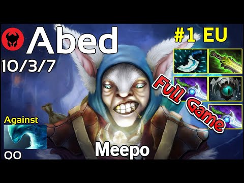 Abed [Fnatic] plays Meepo!!! Dota 2 Full Game 7.21