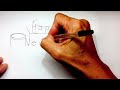 How To Draw HAPPY NEW YEAR WORDS Into Food Drawing 3D Drawing