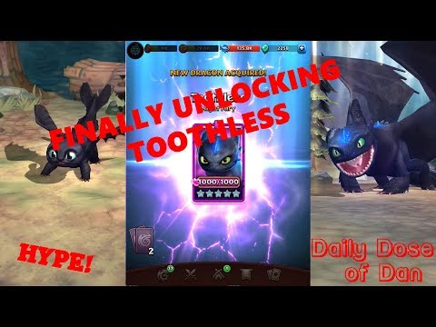 FINALLY UNLOCKING TOOTHLESS! HTTYD Dragons: Titan Uprising