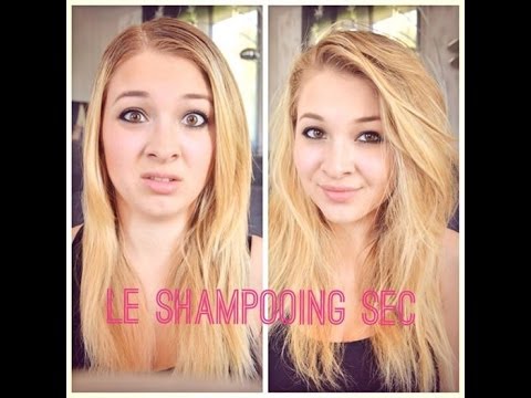 comment appliquer shampoing sec garnier