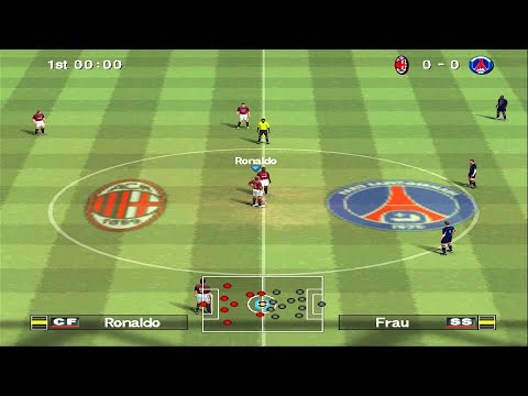 Pro Evolution Soccer 6 - AC Milan vs PSG | PS2