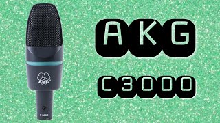 Video thumbnail for AKG C3000 Condenser Microphone Test / Review by Obscure Mics
