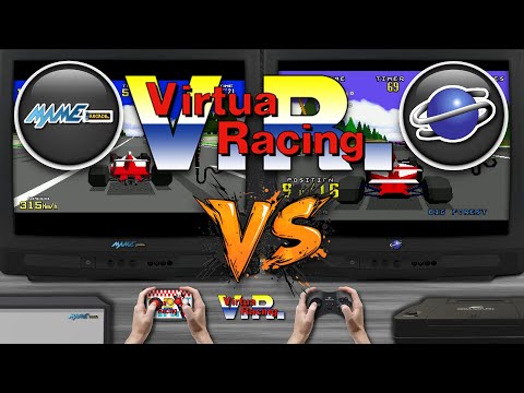 Virtua Racing 🎮 Arcade vs Sega Saturn | Side-by-Side Comparison