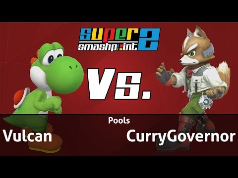 Super SmashPoint 2 - Vulcan (Yoshi) Vs. CurryGovernor (Fox) Pools
