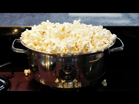 5 Minutes! Easiest Stovetop Popcorn Recipe Ever