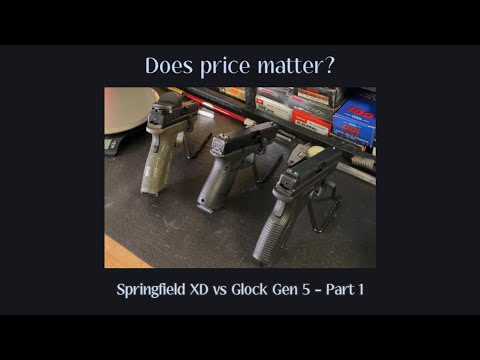 Springfield Armory xd9 vs Glock19 with a XD 9 Mod 3 CT to compare as well!