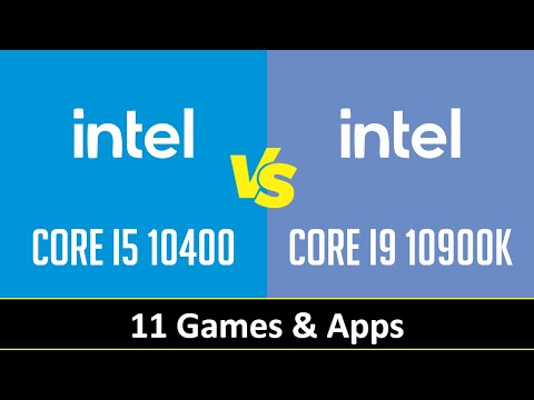CORE I5 10400 vs CORE I9 10900K - Apps & Gaming (RTX 3090)