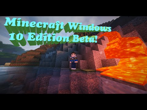 Minecraft Windows 10 Edition beta! Video