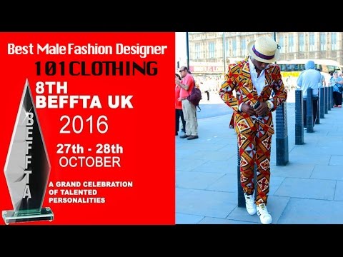 101Clothing wins Best Male Fashion Designer BEFFTA AWARD 2016