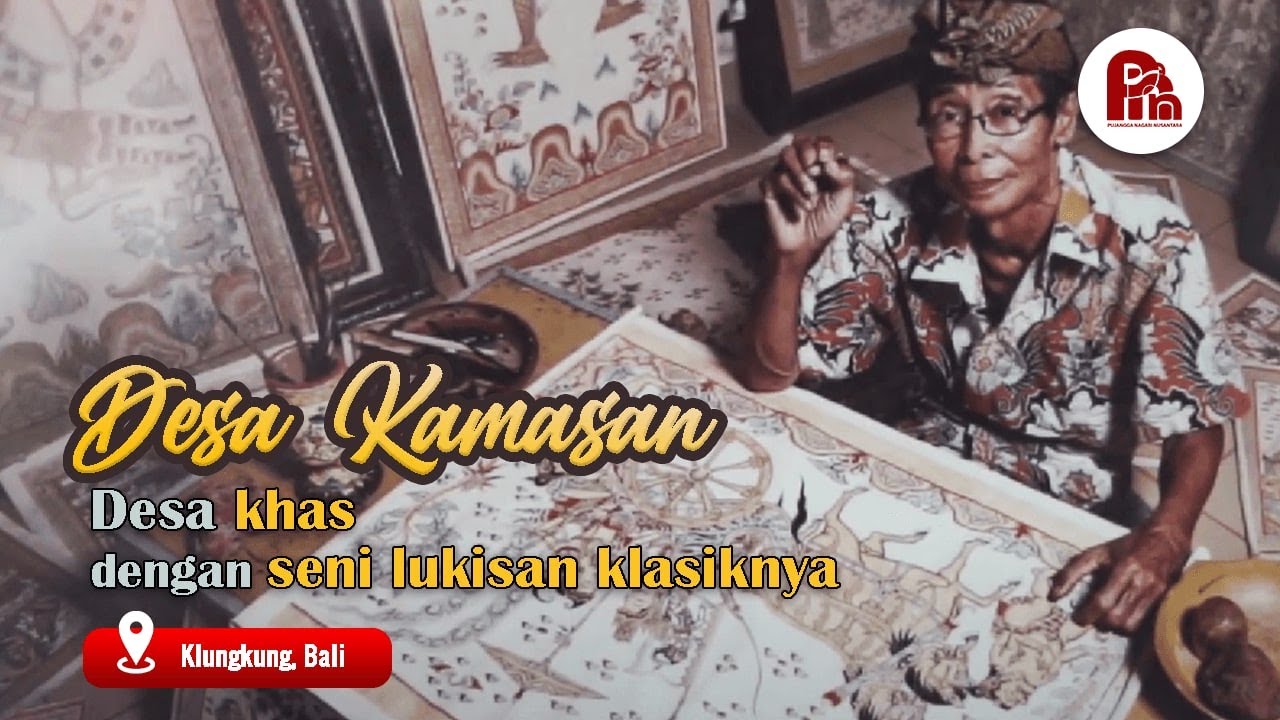 Kamasan Village, a Typical Village with Classic Painting Art