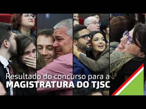 Resultado do concurso para a magistratura do TJSC