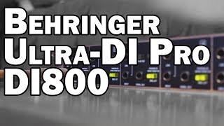 Video thumbnail for Behringer ULTRA-DI PRO DI800 Direct Box by Your Home Recording