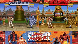 SNES vs Sega Genesis Super street fighter 2
