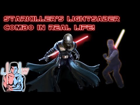 How to Fight Like Starkiller from The Force Unleashed in REAL LIFE!