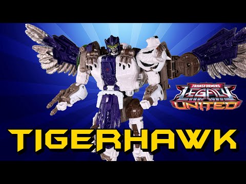 Transformers LEGACY UNITED Leader Class TIGERHAWK Review | #transformers #transformerslegacy