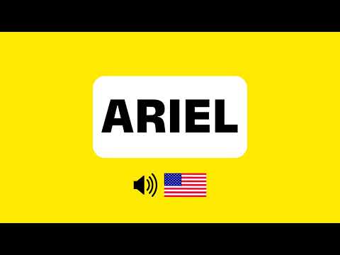 How to Pronounce Ariel (Correctly & Clearly) | How to Say Ariel